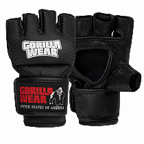 Перчатки для единоборств "Manton MMA" Gorilla wear Черный