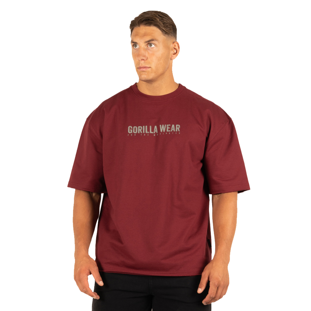 callaway-Oversized-T-shirt-burgundy-1